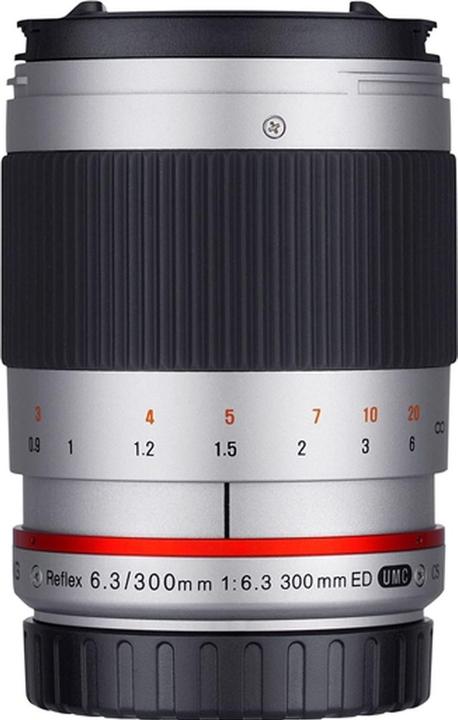 Actual product image Samyang 300mm F6.3 Sony E-Mount (Silver) (Sony E, APS-C / DX)