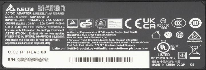 Image du produit Lite-On PA-1121-28U4 (120 W)