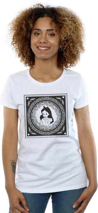 Actual product image Disney Womens/Ladies Alice In Wonderland Box Cotton T-Shirt (XL)