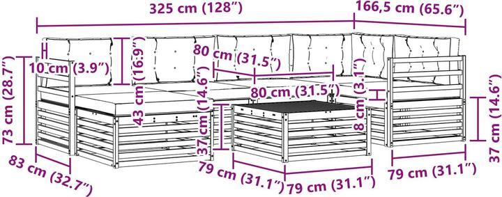 Immagine prodotto vidaXL Outdoor-Sofa