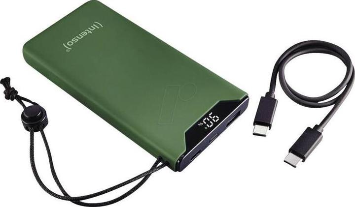 Immagine prodotto Intenso Powerbank F10000 Green (verde, 10.000 mAh, PD 3.0, Quick Charge 3.0) (10000 mAh, 20 W, 37 Wh)