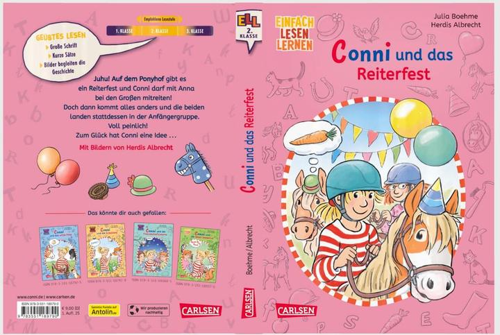 Immagine prodotto Imparare a leggere con Conni: Conni e la festa dell'equitazione (Tedesco, Herdis Albrecht, Julia Boehme, 2025)