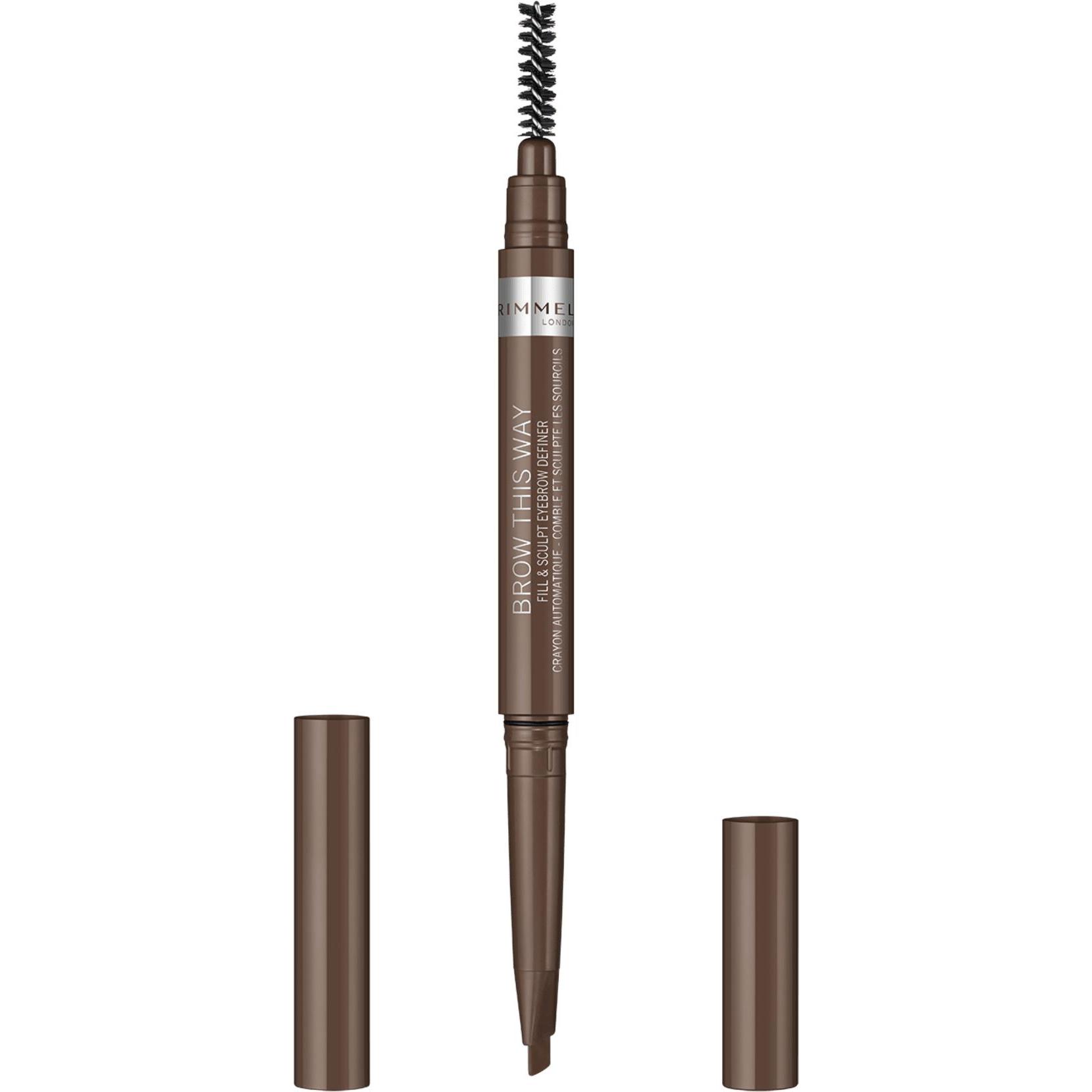 Rimmel London, Augenbrauenstift, Brow This Way Fill & Sculpt (Medium Brown)
