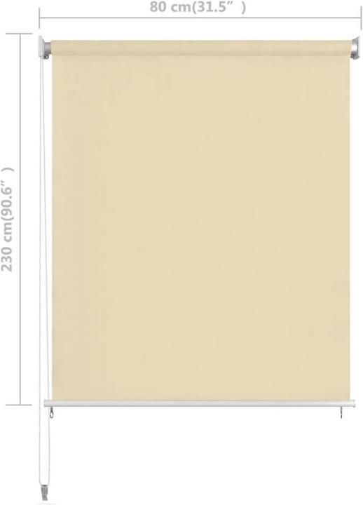 Actual product image vidaXL Roller blind (80 x 230 cm)