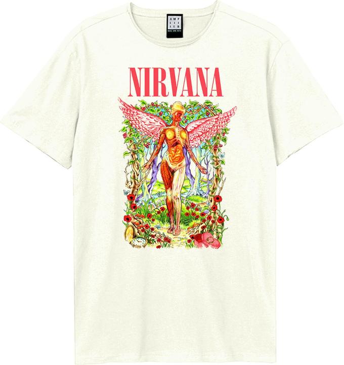 Immagine prodotto Amplified In Utero Wilderness Maglietta Nirvana Adulto Unisex (S)