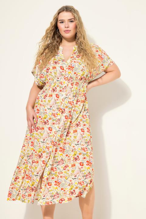 Produktbild Studio Untold Maxikleid, A-Line, Flowerprint, Knopfleiste (50, 52)