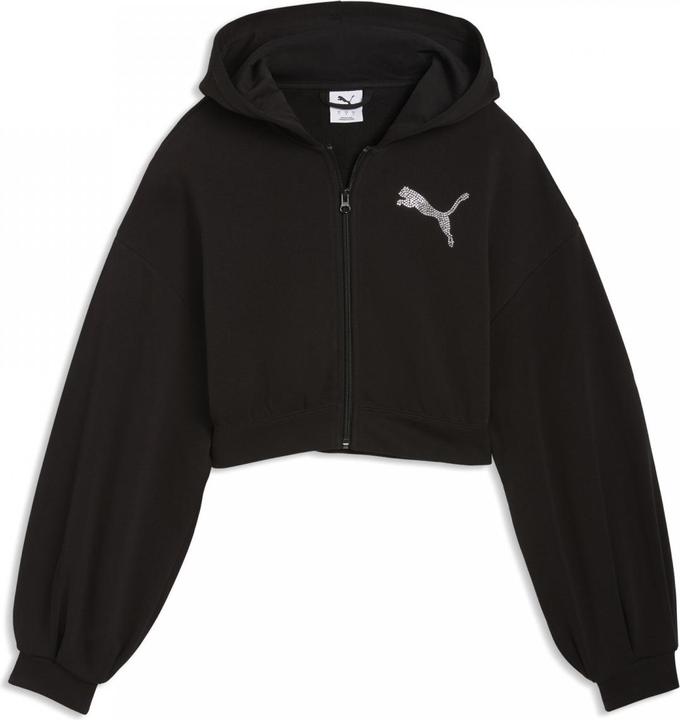 Actual product image Puma ESSENTIALS GRAPHIC Bedazzled FZ Hoodie TR (S)