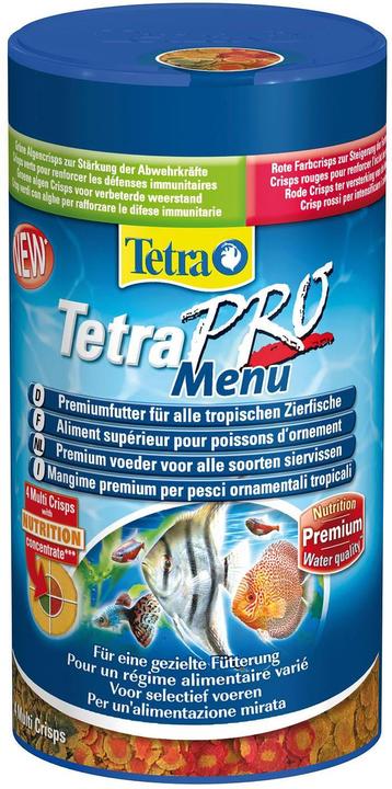 Immagine prodotto Tetra Per menu (Pesce ornamentale, Pesci d'acqua dolce, Guppy, 250 ml)