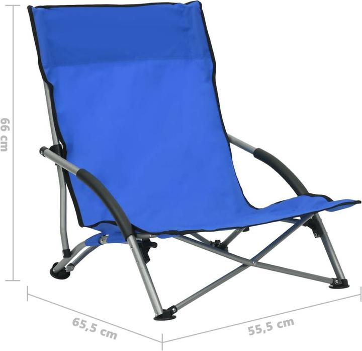 Produktbild vidaXL Strandstuhl (55.50 cm)