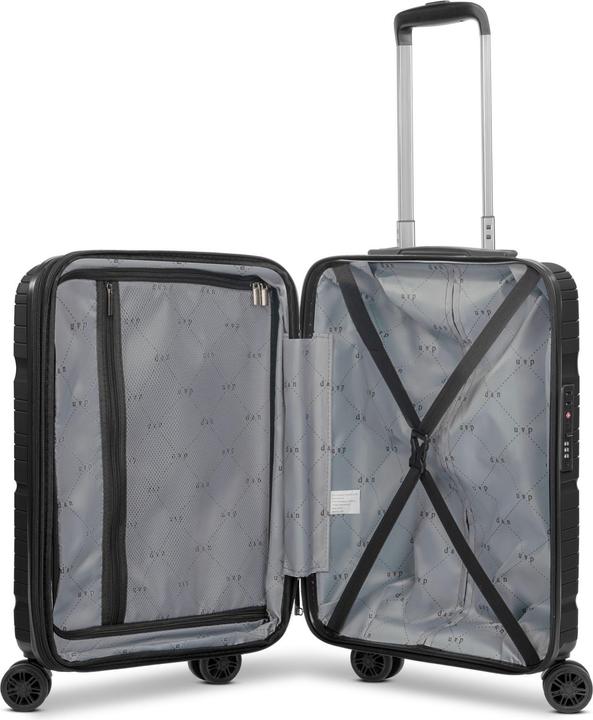 Produktbild D&N Travel Line 4300-Plus 4 Rollen Kabinentrolley S 55 cm mit Dehnfalte (37 l)
