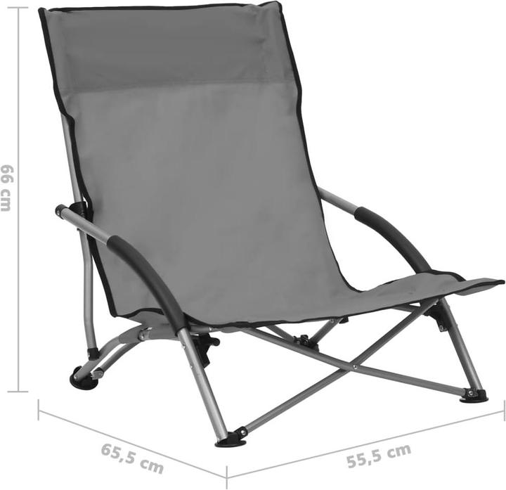 Immagine prodotto vidaXL Strandstuhl (65.50 cm)