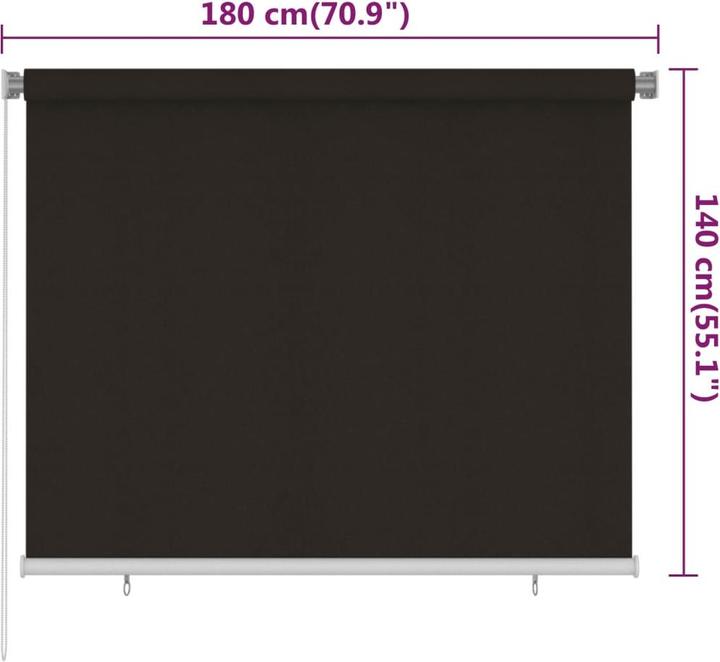 Image du produit vidaXL Store roulant (180 x 140 cm)