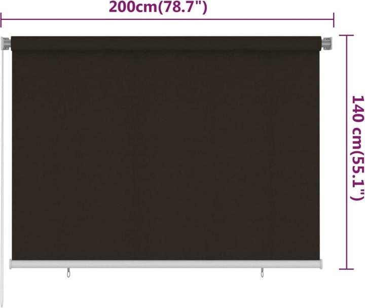 Produktbild vidaXL Rollo (200 x 140 cm)