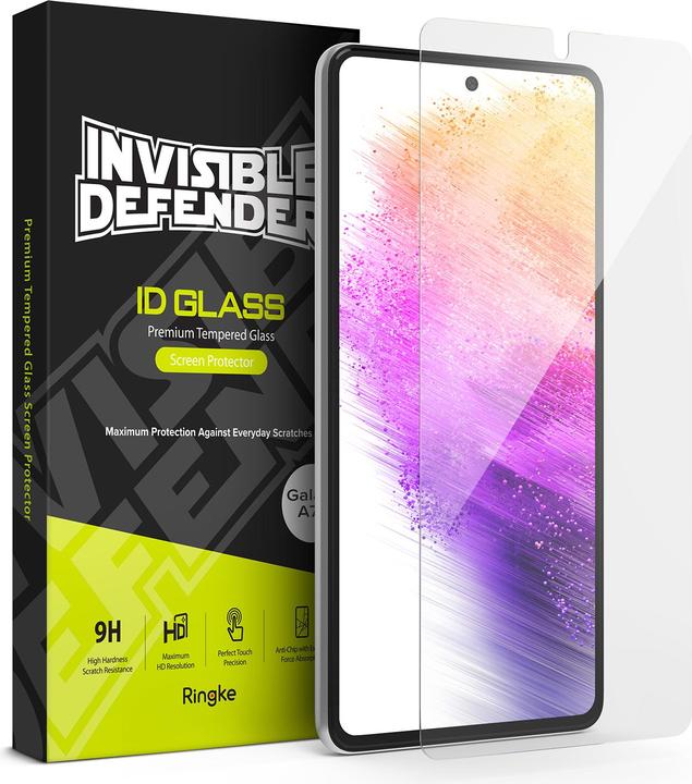 Immagine prodotto Ringke Protezione dello schermo Invisible Defender ID Glass 2.5D 0.33mm per Samsung Galaxy A73 5G (1 Pezzo/i, Samsung Galaxy A73 5G)