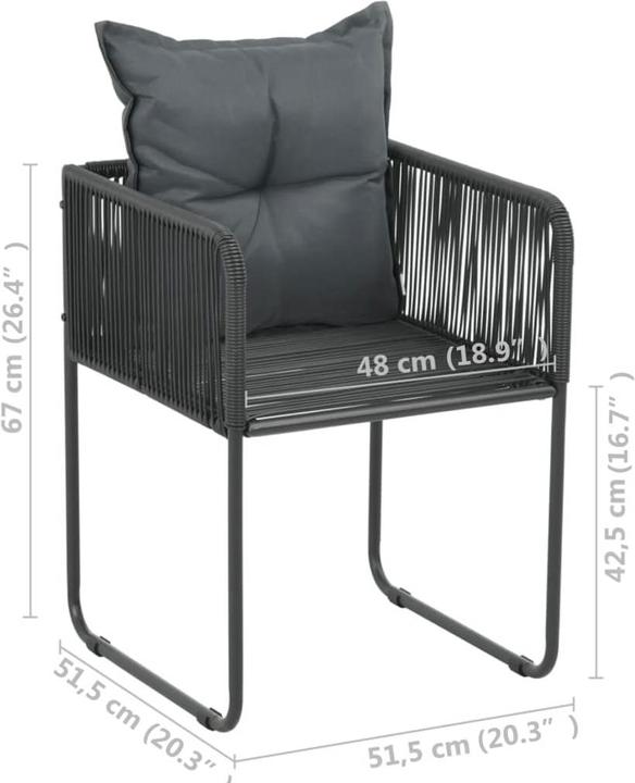 Produktbild vidaXL Essstuhl