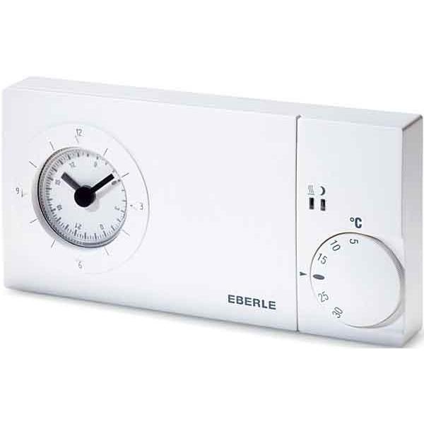 Eberle Controls Uhrenthermostat, Thermostat, Weiss