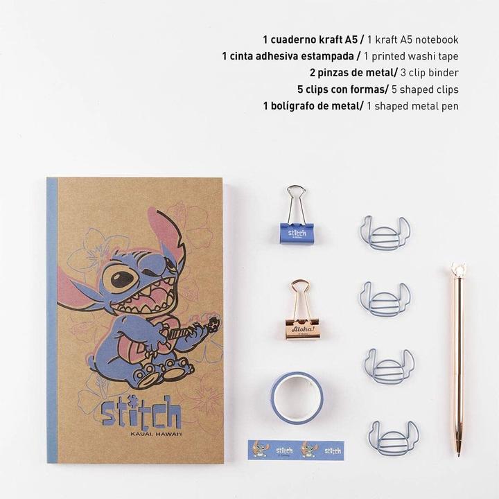 Actual product image Cerda Lilo & Stitch - Set de Papeterie (A5, Hardcover)