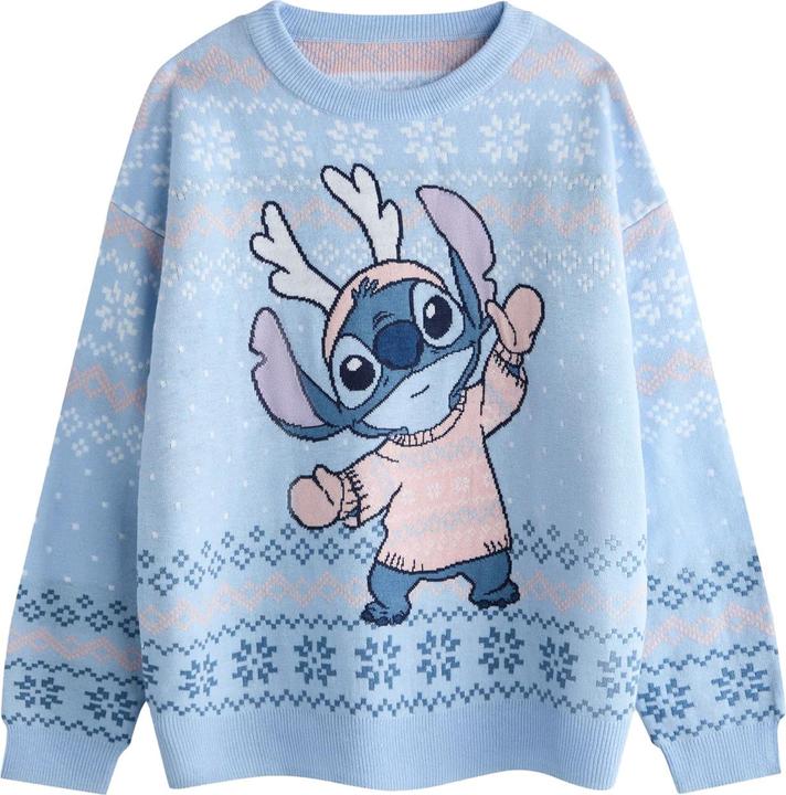 Produktbild Lilo & Stitch Pullover weihnachtliches Design (L)