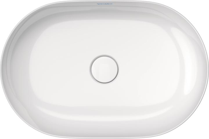 Produktbild Duravit Aufsatzbecken LUV o ÜL HLB 600x400mm o HL we seidenmatt WG (400 mm, 600 mm)