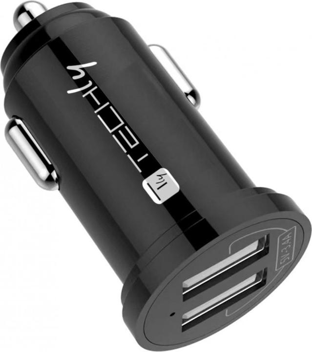 Productafbeelding Techly Mini-autolader 2 USB-A-poorten 1