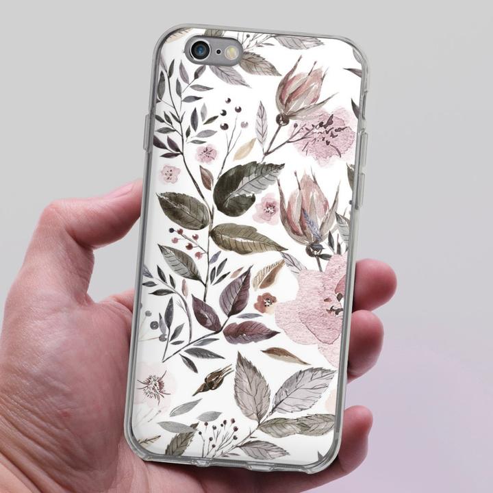 Produktbild DeinDesign Silikon Hülle für Apple iPhone 6s Handyhülle Case Smartphone Schutzhülle Blumen Pastell (Apple iPhone 6s)