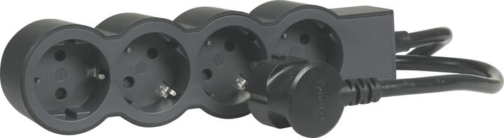 Produktbild Legrand Flache Steckdosenleiste, 4-fach Steckdose (4 x, 3 m)