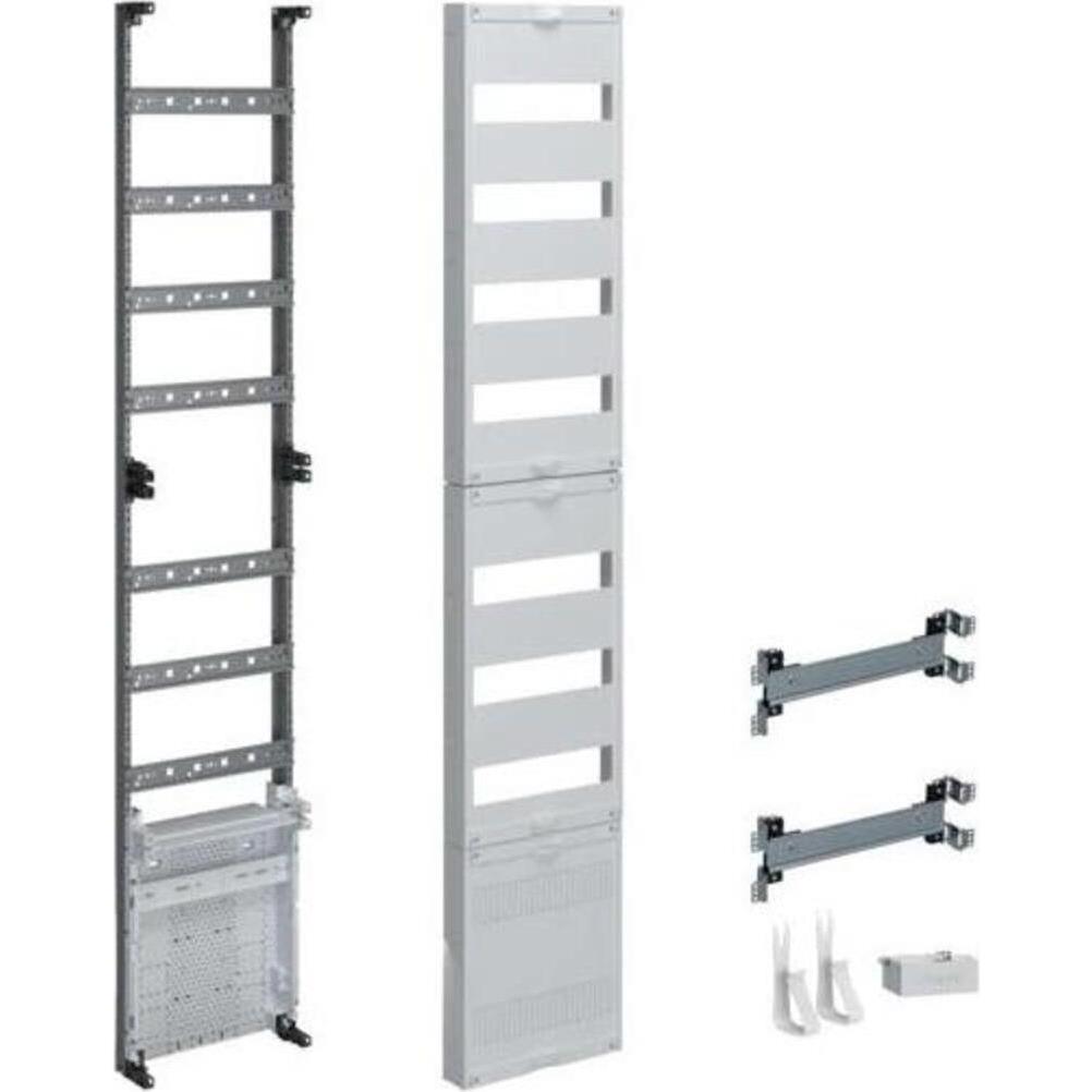 Hager, Verteilerschrank Zubehör, Verteilerfeld univZ ZU59V7RKAPZ2 1350mm 1feld. 7rh m.APZ unten o.QC-Kl.