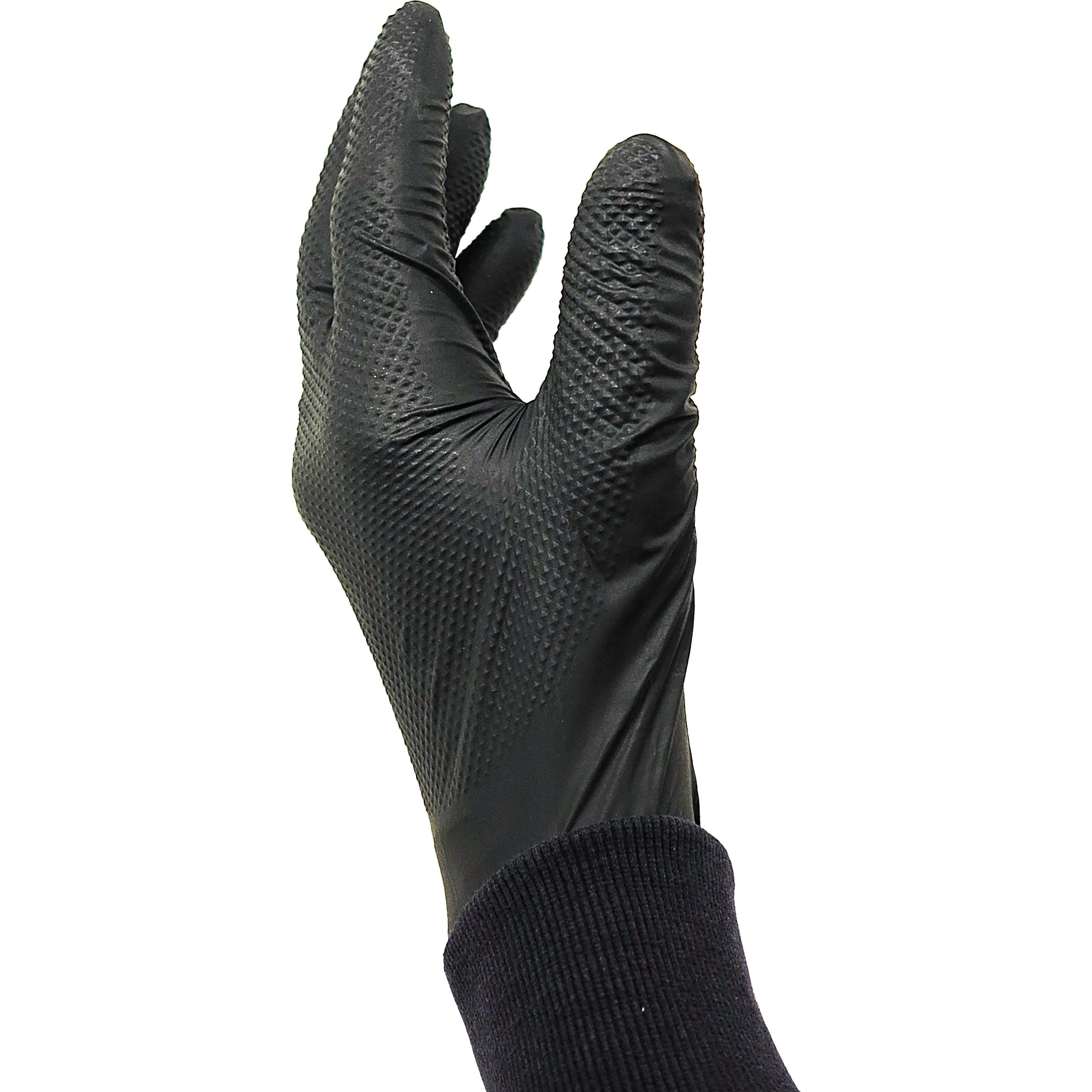 Kraftwerk, Schutzhandschuhe, Gogrip PRO Nitril-Handschuhe Schwarz XXL (XXL)