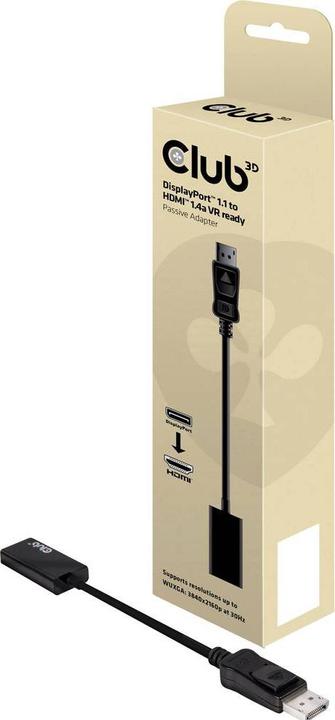Immagine prodotto Club 3D DisplayPort – HDMI (0.20 m, HDMI, DisplayPort)
