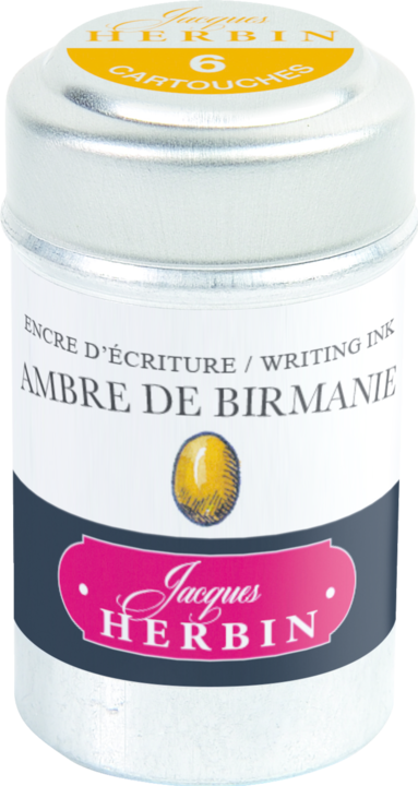 Produktbild Herbin Tintenpatronen (Füllertinte, Gelb)