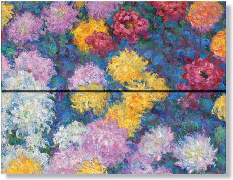 Paperblanks Document Folders Monet’s Chrysanthemums