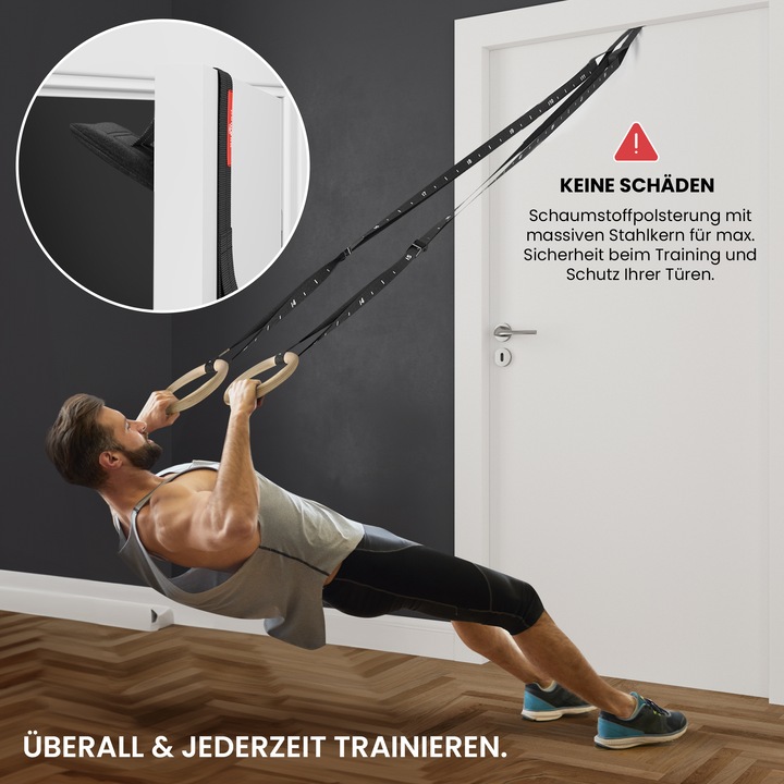 Produktbild BeMaxx Turnhallenring-Set, Hölzernes
