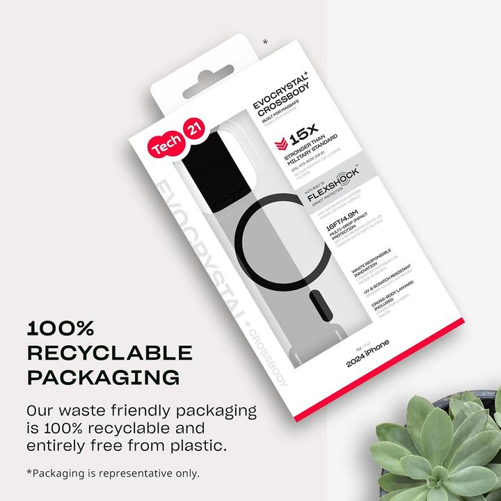 Produktbild tech21 EvoCrystal con Traversa (Apple iPhone 16 Pro)