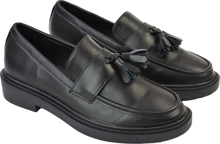 XY London Womens/Ladies Alida Tassel Chunky Flat Loafers