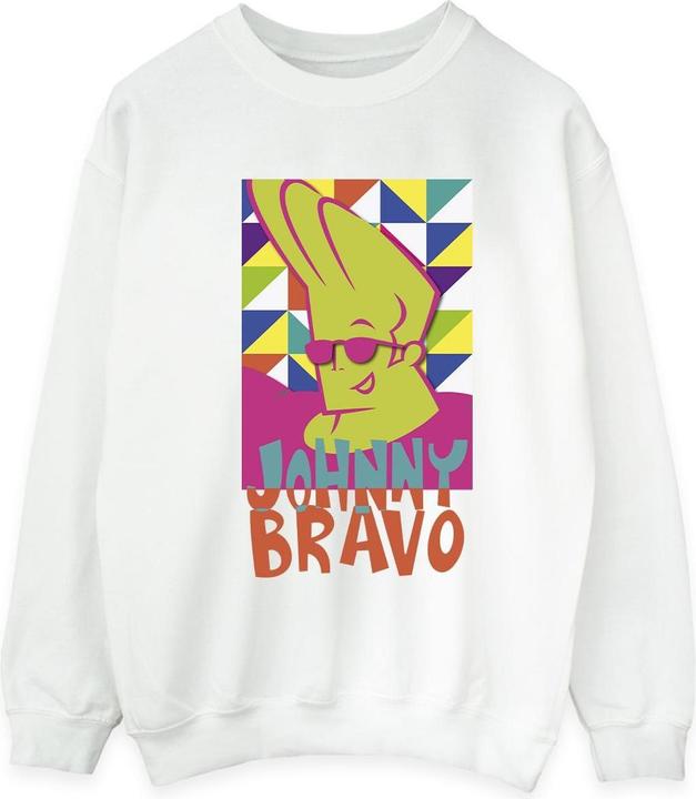 Immagine prodotto Johnny Bravo Multi Triangles Pop Art Felpa Uomo (L)