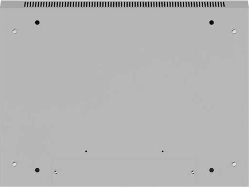 Produktbild Lanberg 19" 9HE 600X450 grauer Wandmontage-Rack-Schrank perforierte Türen (flach verpackt) (9 HE, 19 Zoll Rack)