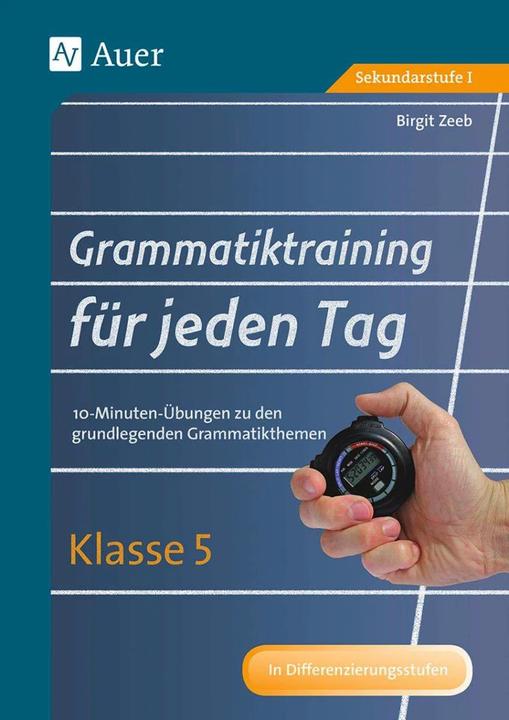 Produktbild Grammatiktraining für jeden Tag Klasse 5 (Deutsch, Birgit Zeeb, 2019)