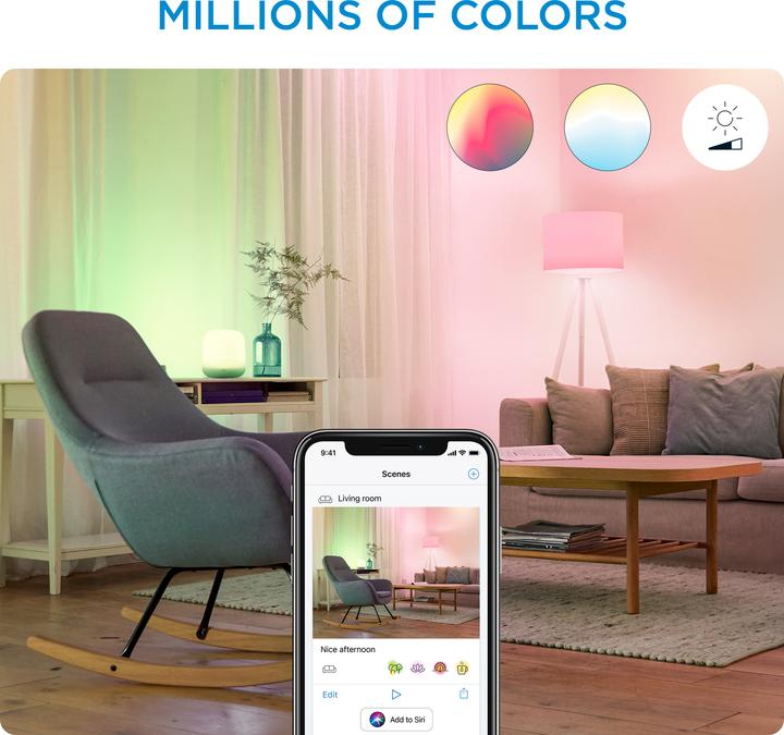 Produktbild WiZ Tunable White & Color (E14, 4.90 W, 470 lm, 2 x, F)