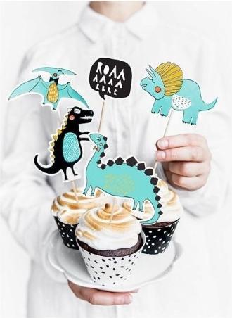 Produktbild Partydeco Dinosaurier (5x)
