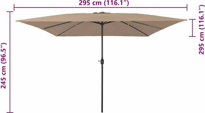 Immagine prodotto vidaXL Garten-Sonnenschirm (2.95 m)