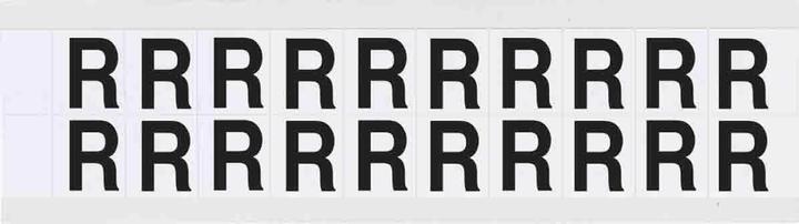 Immagine prodotto Brady Etichette della serie 9712 con numeri e lettere