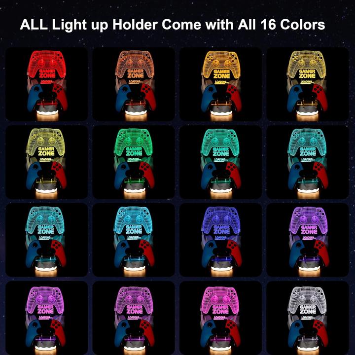 Actual product image YuanDian Leuchtender Kopfhörer- und Controller-Halter