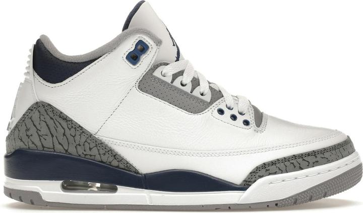 Actual product image Jordan 3 Retro Midnight Navy (44.5)