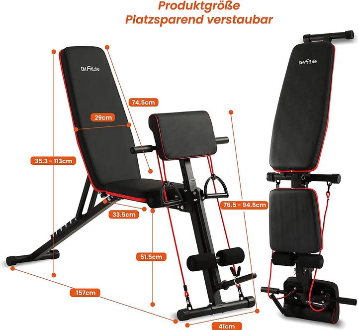 Actual product image DH FitLife Weight bench