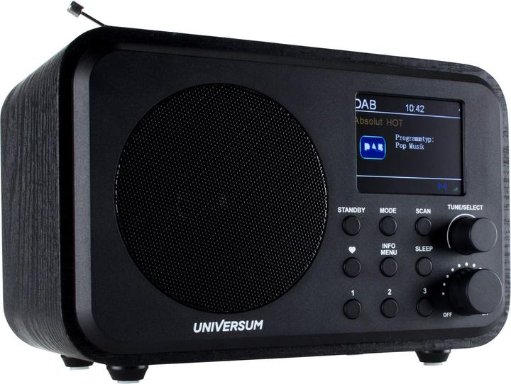 DR 300-20 Table radio DAB+, FM Bluetooth®, DAB+, FM rechargeable Black (DAB+, FM, Bluetooth)