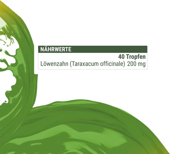 Nutritional values and ingredients Kraftgras Löwenzahn