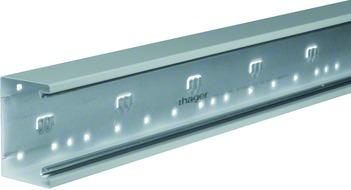 Produktbild Hager TEH BRS651001VERZ BrÃ¼stungskanal-UT,Stahlbl,BRS65100,verz (200 cm)