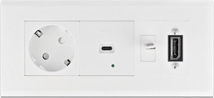 Immagine prodotto Delock Supporto del modulo Easy 45 per l'installazione di dispositivi in canalina 175 x 80 mm (17.50 cm)