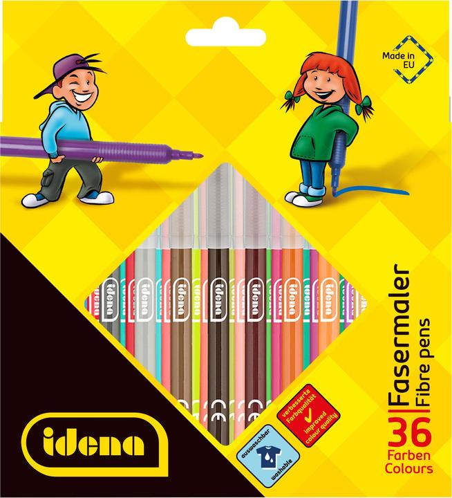 Actual product image Idena Fibre-tip pens 36 pieces Line width: 2 mm (36x)