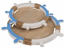 Produktbild Ootb Holz-Tablett, Welcome Aboard